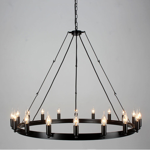 Black large deals chandelier